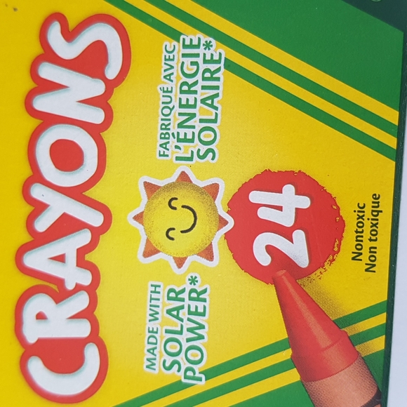 24 pcs Sun Wax Crayons Crayola Multicolored Made with Solar Energy (New Ones) - Picture 3 of 6